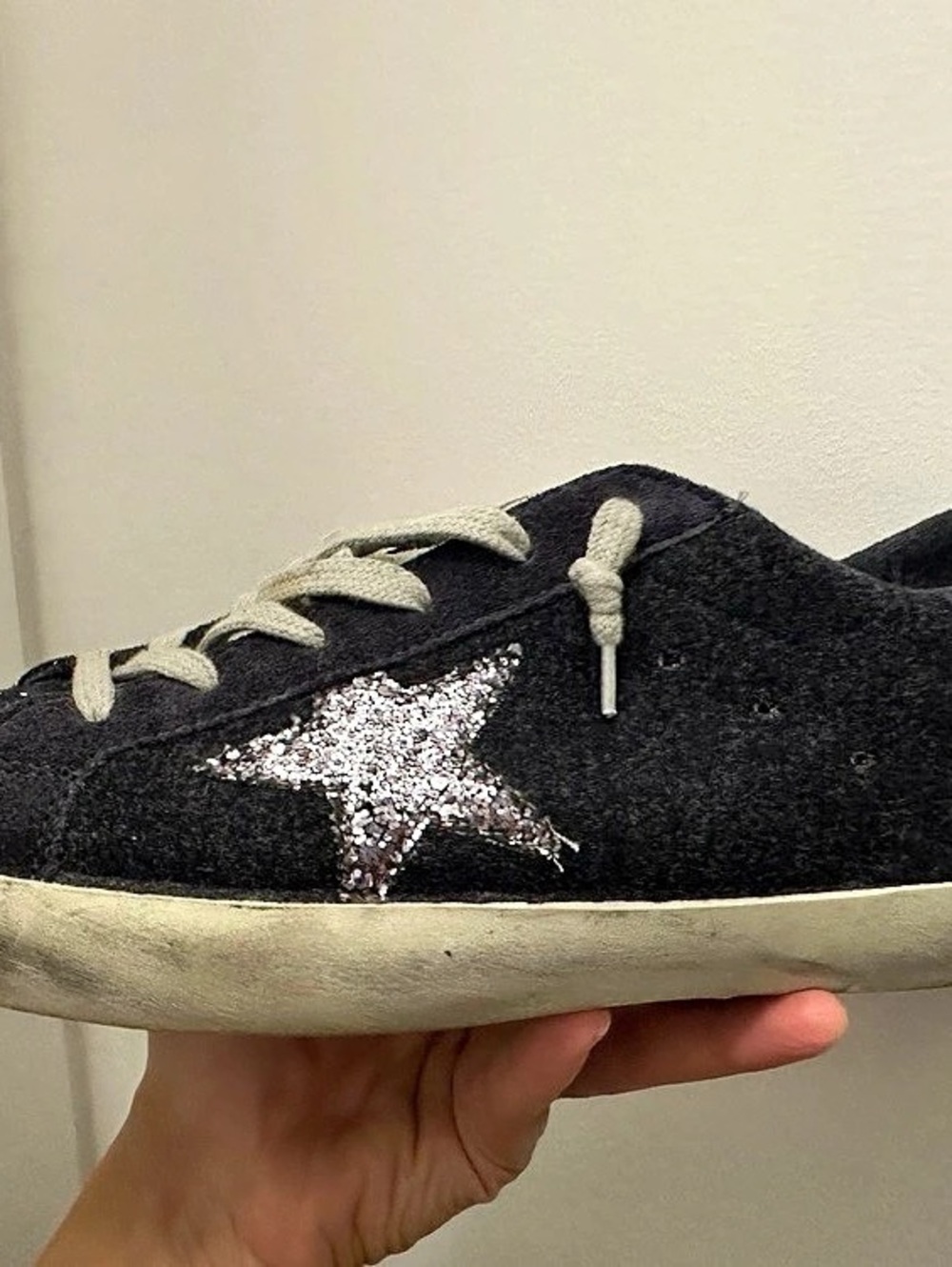 Golden Goose Super-Star Sneakers Black & White